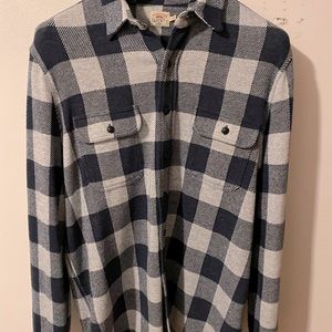 Faherty Legend Sweater Shirt, Arctic Buffalo, M